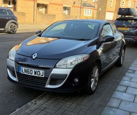 RENAULT MEGANE COUPE RENAULT, MEGANE, COUPE, 2010, 1.6, 16V, 110, EXPRESSION, 2 DOORS, MOT JAN 27