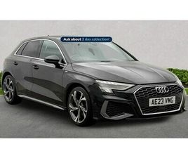 AUDI A3 AUDI A3 30 TFSI S LINE 5DR S TRONIC