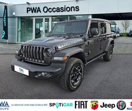 JEEP WRANGLER UNLIMITED JEEP WRANGLER UNLIMITED 2.0 T 380CH 4XE RUBICON ROCK-TRAC
