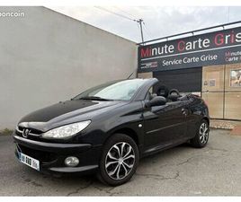 PEUGEOT 206 CC 1.6 ESSENCE – 2004 – 114 800 KM – GARANTIE 3 MOIS