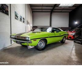 DODGE CHALLENGER 1 SERIE R/T V8 6.3 COLLECTOR / ETAT PARFAIT / FULL HISTORIQUE / MATCHING