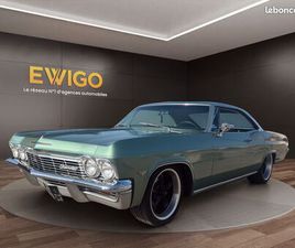 CHEVROLET IMPALA 1965 V8 250CV BVA 4 VITESSES TH 350 / PEINTURE ORIGINE / SYSTEME FREIN NEUF / DISQUES AVANT /