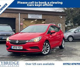 VAUXHALL ASTRA 2016 (16) - 1.0I TURBO ECOFLEX ENERGY HATCHBACK 5DR PETROL MANUAL EURO 6 (START/STOP) (105 PS)