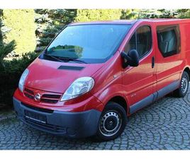 NISSAN PRIMASTAR 2.0 DCI 115 KM DUBEL KABINA 6 OSOBOWY LUBAŃ
