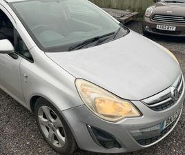 2012 VAUXHALL CORSA 1.2 SXI 16V 5D