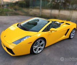 LAMBORGHINI GALLARDO SPIDER PERMUTA IMMOBILE