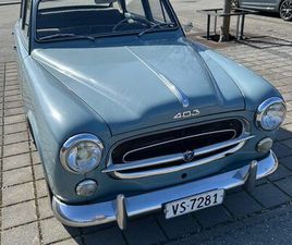 70 JÄHRIGER PEUGEOT 403