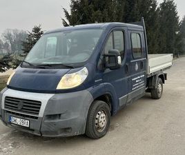 FIAT DUCATO DOKA BRYGADÓWKA SKRZYNIA ŻURAW, 2.2, 2008R. 7-OSOBOWY MARCISZÓW • OLX.PL