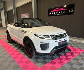 LAND ROVER RANGE ROVER EVOQUE CABRIOLET 2.0 TD4 180CH 4WD BVA9 HSE + SIÈGES À MÉMOIRE CHAUFFANTS + BLUETOOTH + CAMÉRA DE RECUL + MERIDIAN