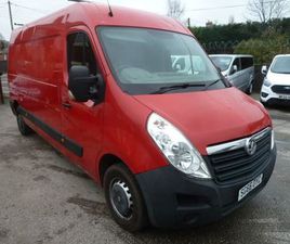 2016 VAUXHALL MOVANO 2.3 CDTI H2 VAN 110PS PANEL VAN DIESEL MANUAL