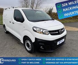 2022 VAUXHALL VIVARO (22) LWB 3100 2.0 145 BHP DYNAMIC EURO 6 ULEZ PANEL VAN DIESEL MANUAL