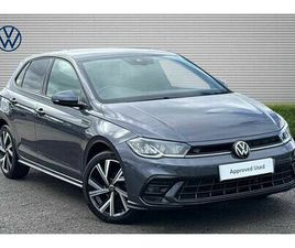 VOLKSWAGEN POLO - 1.0 TSI R-LINE 5DR **17' BERGAMO ALLOYS, MOBILE PHONE CHARGING**