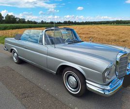 MERCEDES-BENZ 220 SE WERKSCABRIO W111 5 GANG HOCHKÜHLER