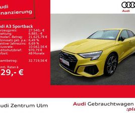 AUDI A3 SPORTBACK S LINE 45 TFSI E LED NAV KAM