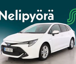 TOYOTA COROLLA TOURING SPORTS 1,8 HYBRID ACTIVE EDITION - | 1OM. SUOMI-AUTO | MOOTTORILÄMMITIN JA SISÄHAARA | MERKKILIIKKEEN HUOLTOKIRJA | PERUUTUSKAMERA | KAIS