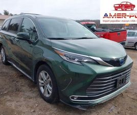 TOYOTA SIENNA TOYOTA SIENNA PLATINUM 2022 2.5 HYBRYDA 189KM