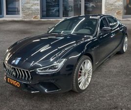 MASERATI GHIBLI GRANSPORT 3.0 V6 BI TURBO 350CH BVA8 VALEUR NEUF DE 90KE HORS MALUS CAMERA 21 POUCES CARPLAY
