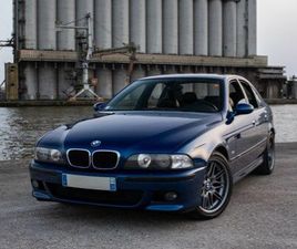 BMW M5 E39 / BLEU AVUS / HISTORIQUE COMPLET / PARFAIT ÉTAT