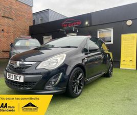 VAUXHALL CORSA 2012 (12) 1.2 LIMITED EDITION 3DR