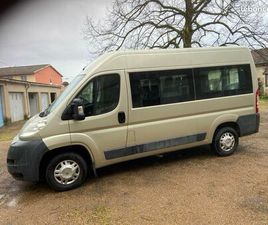 VENDS PEUGEOT BOXER AMÉNAGÉ BUS 9 PLACES, PEU SERVI, BON ÉTAT GÉNÉRAL