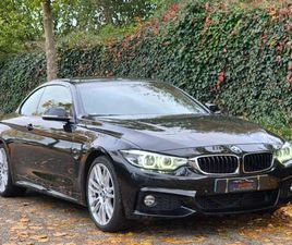 BMW 4-SERIE CABRIO, 420I M SPORT HIGH EXECUTIVE CABRIO DIG DASH APPLE CARPLAY ELEKSTOELEN NBT EVO GR NAVI LEDER ZWART NAP