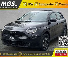 FIAT 600 RED ELEKTRO #APPLE&ANDROID #NAVI #LED#400KM