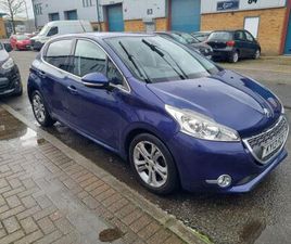 2013 PEUGEOT 208 1.2 VTI ALLURE 5DR HATCHBACK PETROL MANUAL