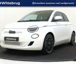 FIAT 500 3+1 LA PRIMA 42 KWH NAVIGATIE | PARKEERHULP V&A | CAMERA | APPLE CARPLAY | LEDER | KEYLESS