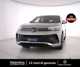 VOLKSWAGEN TIGUAN ALLSPACE 2.0 TDI SCR DSG 4MOTION R-LINE DEL 2025 USATA A ROMA