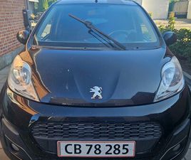 BRUGT PEUGEOT 107 1,0 SPORTIUM 68HK 5D TIL SALG