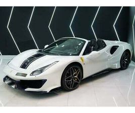 FERRARI 488 PISTA SPIDER ATELIER FERRARI, APPLE CARPLAY, JBL AUDIO, SPECIAL EXTERIOR CARBON PACK, AL TAYER WARRANTY + SERVICE