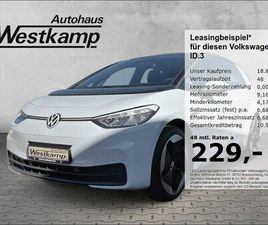 VOLKSWAGEN ID.3 PURE PERFORMANCE LED NAVI-PRO 20''ALU