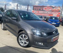 VOLKSWAGEN POLO V 1.2 90CH CONFORTLINE 5P * CLIM BLUETOOTH JANTES ALU * MOTEUR À CHAINE * CRIT'AIR 1 * FACTURES D'ENTRETIEN À JOUR * TRÈS BON ÉTAT GÉNÉRAL