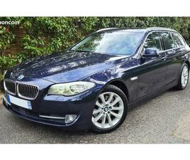 BMW SERIE 525D TOURING X-DRIVE LOUNGE PLUS 2.0L D 218CV, BOITE AUTO 8 VITESSES, TOIT PANORAMIQUE OUVRANT, GPS, FULL CUIR CHAUFFANTS, BLUETOOTH, ENTRETIENS COMPL