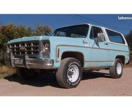 CHEVROLET BLAZER K5 1977-V8 5,7-VEHICULE DE COLLECTION-ROULE TOUS LES JOURS