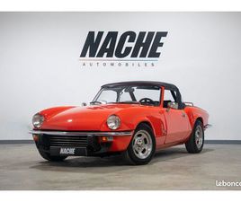 TRIUMPH SPITFIRE 1500 - 1976 - PEINTURE ET CAPOTE NEUVE - TRÈS BON ÉTAT MÉCANIQUE