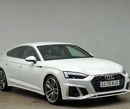 AUDI A5 SPORTBACK 35 TDI 2020 AUDI A5 2.0 35 TDI S LINE (163PS) SPORTBACK 5D