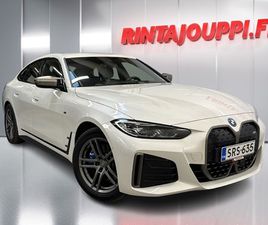 BMW I4 M50 BMW I4 M50 XDRIVE - 3KK LYHENNYSVAPAA - AKKUTESTI 95/100 HARMAN/KARDON / COMFORT ACCESS / NAVI / LÄMMITETTÄVÄ OHJAUSPYÖRÄ - J. AUTOTURVA