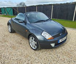 FORD STREETKA 1.6 LUXURY CONVERTIBLE 2DR PETROL MANUAL (189 G/KM, 94 BHP)