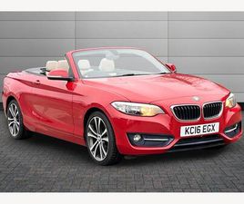 BMW 2 SERIES CONVERTIBLE 220I SPORT 2DR STEP AUTO