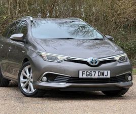 TOYOTA AURIS EXCEL ESTATE'S 1.8 VVT-H EXCEL TOURING SPORTS CVT EURO 6 (START/STOP) 5DR (SAFETY SENSE)