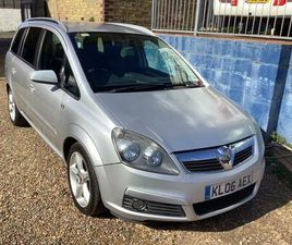 2006 VAUXHALL ZAFIRA 1.9 CDTI SRI [120] 5DR AUTO [EURO 4] MPV DIESEL AUTOMATIC