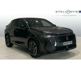 PEUGEOT 3008 2025 PEUGEOT 3008 73KWH GT SUV 5DR ELECTRIC AUTO (210 PS) SUV ELECTRIC AUTOMATIC