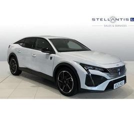 PEUGEOT 408 2025 PEUGEOT 408 1.2 HYBRID GT FASTBACK 5DR PETROL HYBRID E-DSC6 EURO 6 (START/STOP) (136 PS) HATCHBACK ...