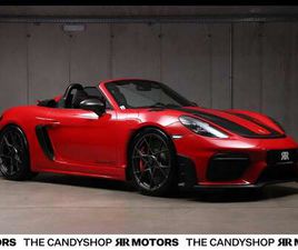 718 BOXSTER SPYDER RS PDK *WEISSACH*INDISCHROT*
