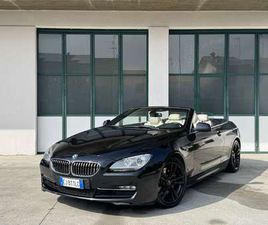 BMW SERIE 6 CABRIO 640I 3.0 CABRIO+GARANZIA 12 MESI 1 PROPRIETARIO