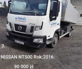 SAMOCHÓD DOSTAWCZY 3500 KG NISSAN PRUDNIK - SPRZEDAJEMY.PL