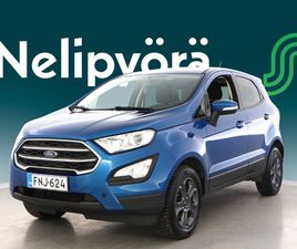 FORD ECOSPORT 1,0 ECOBOOST 125HV M6 TREND 5-OVINEN - | 2OM. SUOMI-AUTO | JAKOPÄÄ JUURI HUOLLETTU! | JUURI KATSASTETTU! | MOOTTORILÄMMITIN JA SISÄHAARA | - S-ETU