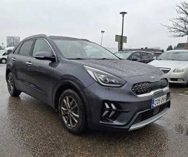 KIA NIRO KIA NIRO 1,6 GDI HYBRID BUSINESS PREMIUM DCT - 3KK LYHENNYSVAPAA - 1-OMISTEINEN SUOMI-AUTO, PERUUTUSKAMERA, BLIS, KAISTAVAHTI