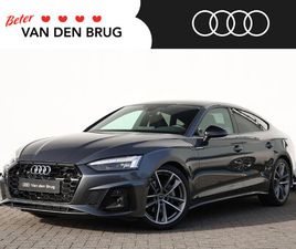 AUDI A5 SPORTBACK 40 TFSI S EDITION COMPETITION | LEDER/ALCANTARA | MASSAGE | ELEKTR. VERSTELBARE VOORSTOELEN | KEYLESS | AMBIENT LIGHT |